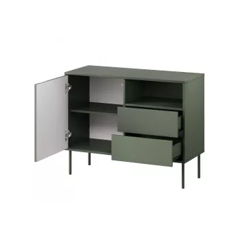 1D2S TRESSE kumode 100x40x75 matēts zaļš