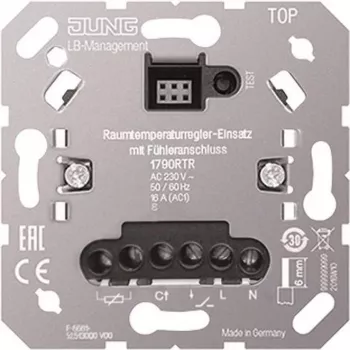 Kontaktligzda tipa F Jung 1790RTR, plastmasas korpuss, 50/60 Hz, 1 gab.
