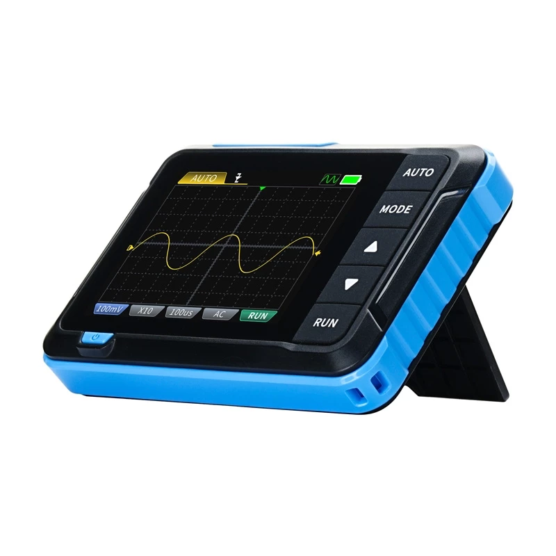 Portatīvais 2-in-1 mini osciloskops un signālu ģenerators Fnirsi DSO510 — 10 MHz joslas platums, 48 MS/s paraugu ņemšana