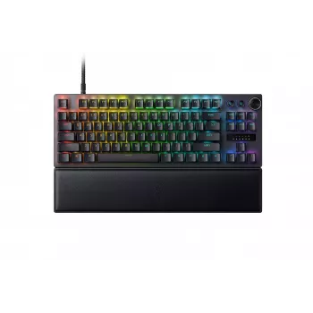 Razer Huntsman V3 Pro Tenkeyless 8KHz spēļu tastatūra | Vadu | US | Melna | USB Type-C | Razer Analog Optical Switch Gen-2
