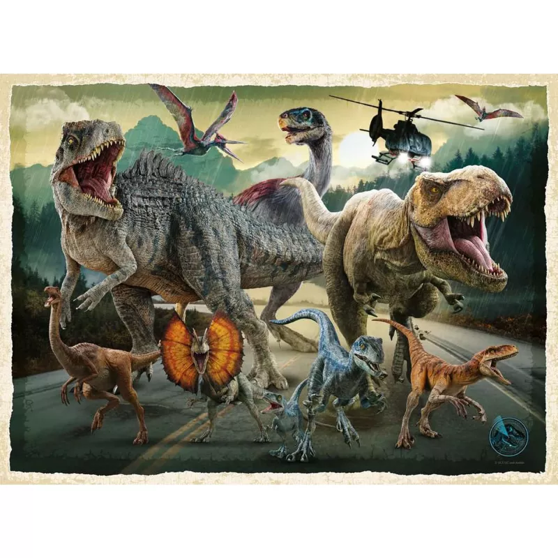 Bērnu puzle Ravensburger Jurassic World Life Finds a Way — 200 gabali