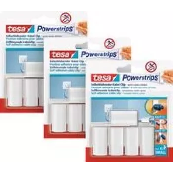 tesa 58035 Powerstrips® Kabeļa turētājs 15 gab.