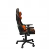 Spēļu krēsls GEMBIRD GC-SCORPION-04X melns-oranžs ergonomisks, regulējams, ar augstu atzveltni