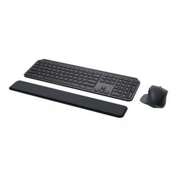 Logitech MX Keys Combo for Business - tastatūras un peles komplekts - ar fona apgaismojumu - bezvadu - Bluetooth LE - QWERTY - GB - Graphite
