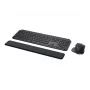 Logitech MX Keys Combo for Business - tastatūras un peles komplekts - ar fona apgaismojumu - bezvadu - Bluetooth LE - QWERTY - GB - Graphite