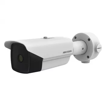 Hikvision DS-2TD2138-7/QY termālā tīkla novērošanas kamera - Bullet - Krāsu - 1280 x 720 (optiskais) / 384 x 288 (termālais) - fiksēts fokusa attālums - Audio - Composite - LAN 10