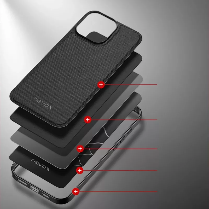 StyleShell Nylo (Melns, iPhone 16 Pro)