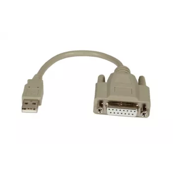 EFB-Elektronik USB2.0 adapterkabelis Game Port, 0,2m, USB-A tēviņš / D-SUB15 ligzda