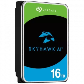 Seagate SkyHawk AI ST16000VE005 iekšējais cietais disks 16 TB 7200 RPM 512 MB 3.5 collu Serial ATA III