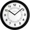 NeXtime Super Slim sienas pulkstenis 3045zw, Ø28 cm, melns