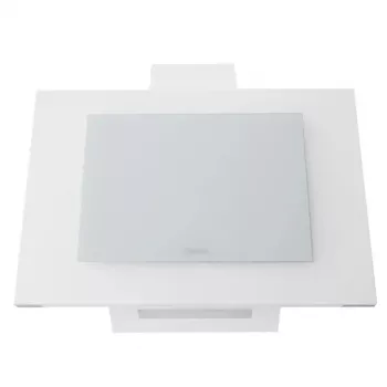 Tvaika nosūcējs skursteņa tipa MAAN Vertical PG 60 — 59,6 cm, balts, 320 m³/h, 3 ātrumi, LED gaismas