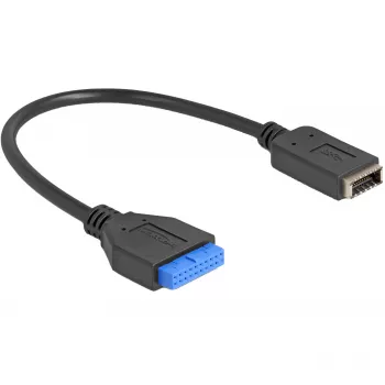 DeLOCK USB kabelis, Pin Header tēviņš uz iekšējo USB Type-E Key A mātīti, 25 cm