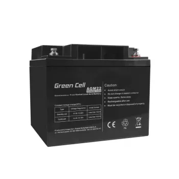 UPS akumulators Green Cell AGM22 — Noslēgts svina-skābes 12V 40Ah (VRLA), 170×165×197 mm, 12.1 kg