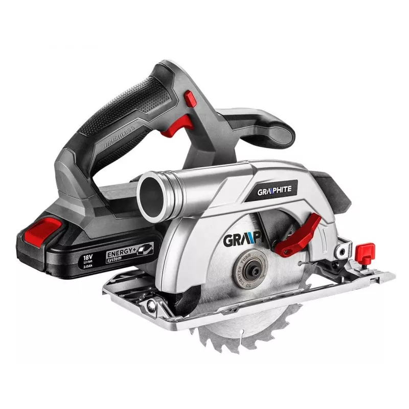 Graphite 58G023 portatīvais ripzāģis 16.5 cm Pelēks, Sarkans, Sudrabs 4200 RPM