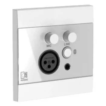 AUDAC WP225/W audio pārveidotājs, tērauds, balts