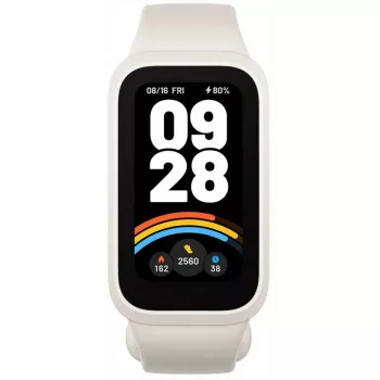 Rokassprādzes aktivitātes izsekotājs Xiaomi Smart Band 9 Active bēšs balts