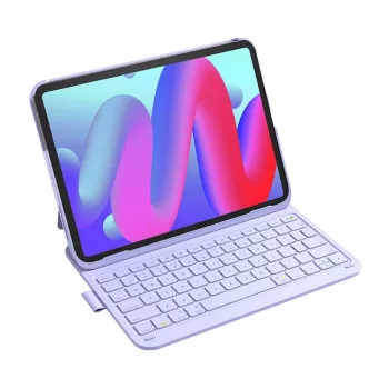 Inateck BK2007 Bluetooth tastatūra ar skārienpaliktni, violeta, QWERTY