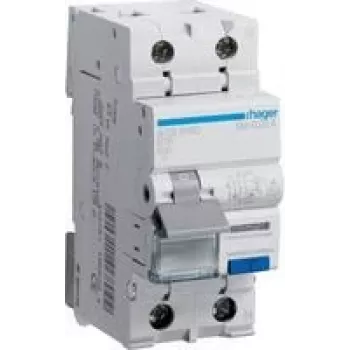 HAGER ACS916D RCBO Slēdzis 1P+N 6kA B-16A 10mA