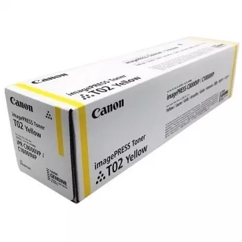 Canon T02 oriģinālā tonera kasetne dzeltena 1 gab.