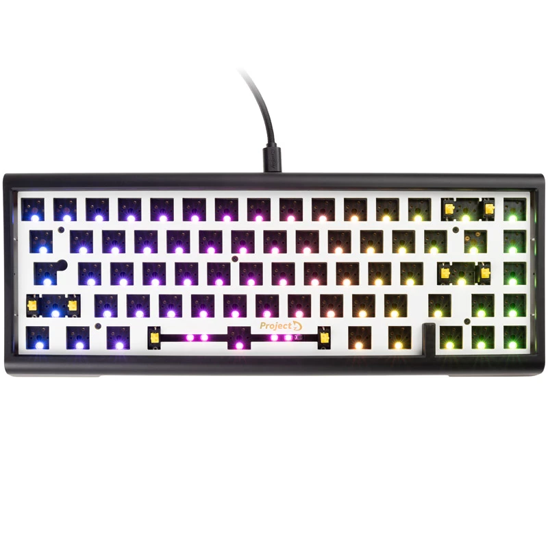 Ducky Tinker65 tastatūra Gaming USB US English Melna