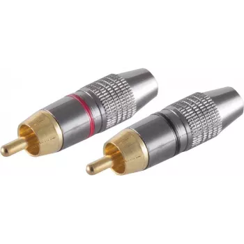 shiverpeaks BS52024-SET RCA vadu savienotājs, pelēks