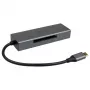 Karšu lasītājs Akasa AK-CR-09BK USB 2.0 Type-C pelēks