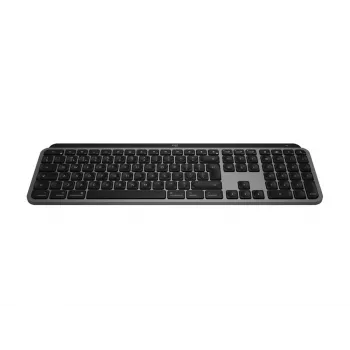 Logitech MX Keys S for Mac tastatūra, bezvadu RF + Bluetooth, QWERTZ vācu, alumīnija balta