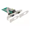 DeLOCK 89555 PCIe seriālā adaptera karte - 2 x RS-232