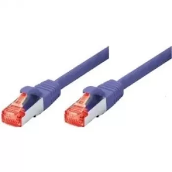 Tecline exertis Connect - Patch-Cable - RJ-45 (M) līdz RJ-45 (M) - 5 m - SSTP - CAT 6 - Bezhalogēna - ceriņu (71505V)