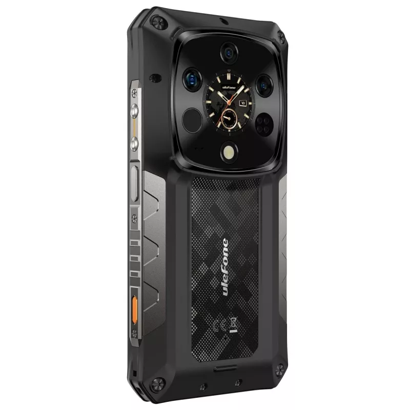 Izturīgais viedtālrunis UleFone Armor 28 Ultra Thermal 5G — 16GB RAM, 1TB krātuve, melns