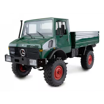 Vadāma automašīna Amewi Mercedes‑Benz Unimog 1:12 mērogs 4WD, zaļa