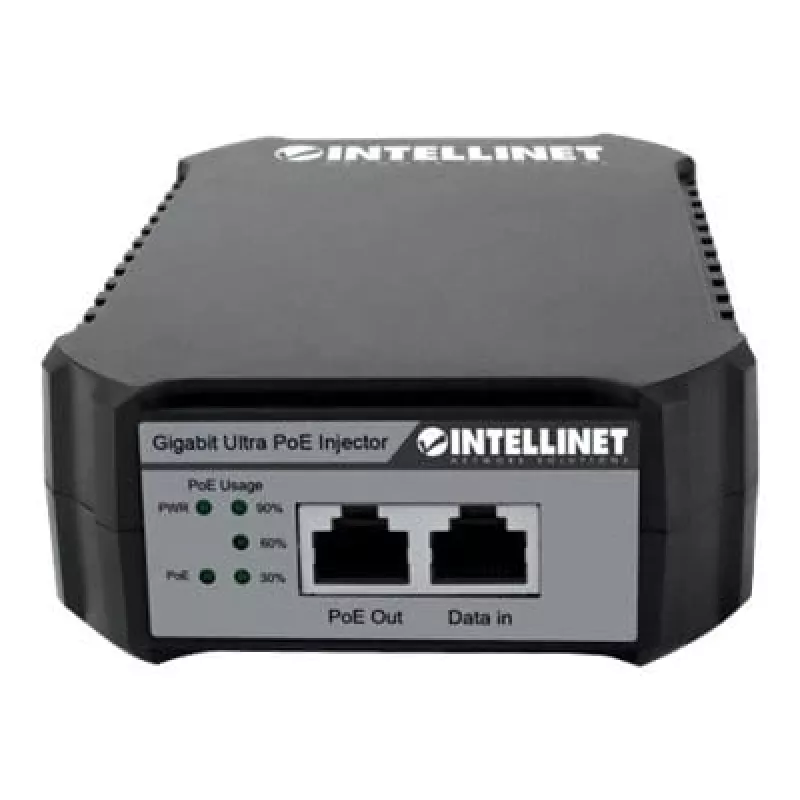 Intellinet Gigabit PoE++ Inžektors, 95 W, IEEE 802.3bt (4PPoE), Plastmasas korpuss, Sienas montāža