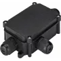 Wentronic Goobay IP-66 aizsargkārba spaiļu blokiem PG9, Melna - drošam 3 kabeļu savienojumam (56660)