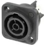 Neutrik NAC3FPX-TOP - Melns - poliamīds - Nerūsējošais tērauds - Varš - vara sakausējums - IP65 - 2,5 mm²