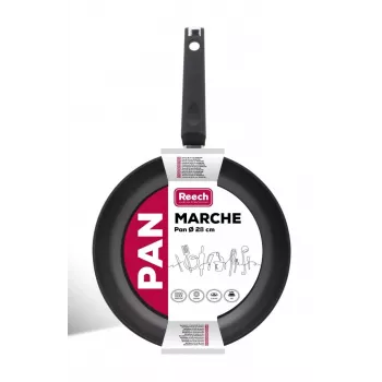 Alumīnija cepamā panna ar nepiedegošu pārklājumu LP1003 MARCHE 28cm melna