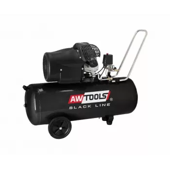Gaisa kompresors AWTools AC100V 100 L 3.0 HP — vertikāla tvertne, eļļas pirts, vienfāzes