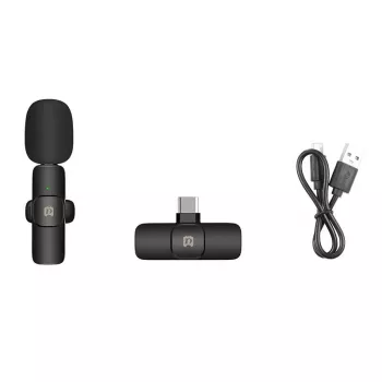Bezvadu mikrofons Puluz PU3151B Lavalier Type-C