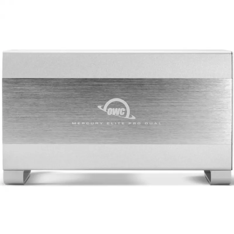 OWC Mercury Elite Pro Dual White ārējais korpuss 2x 3.5 inch SATA diskdziņiem, RAID 0/1/SPAN, USB Type‑B