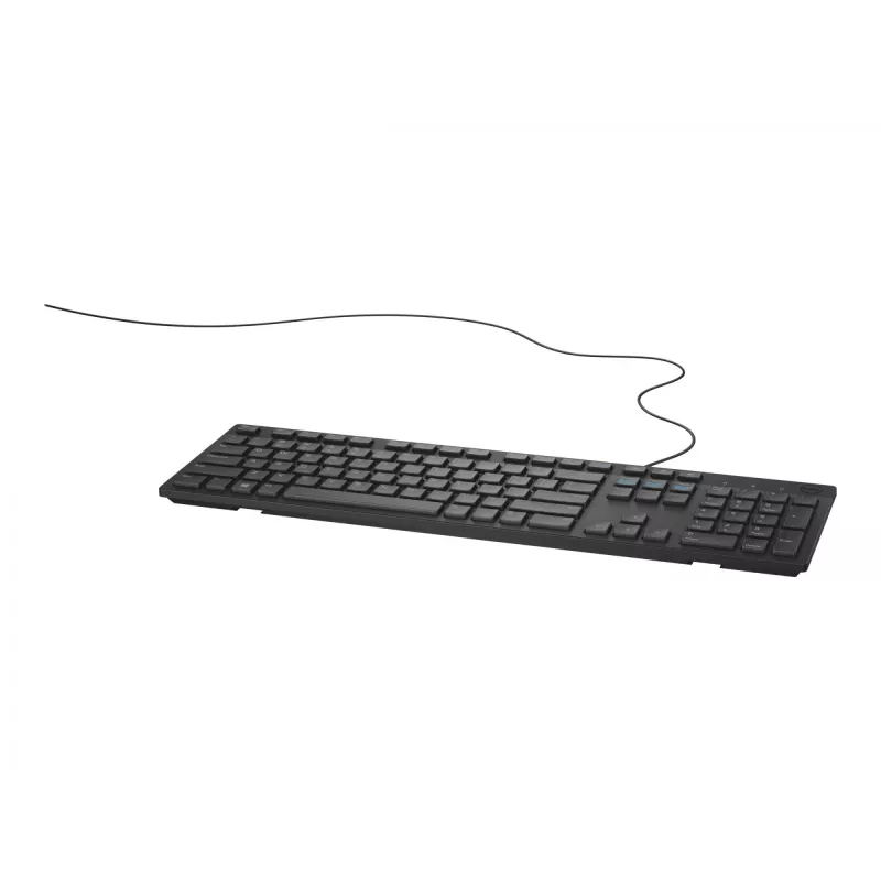 Vadu pilnizmēra tastatūra Dell KB216 — QWERTY Nordic izkārtojums, melna, USB