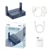 Pārnēsājamais maršrutētājs Cudy TR3000 AX3000 Wi‑Fi 6, Gigabit Ethernet WAN/LAN, USB-A, ārējās antenas, zils