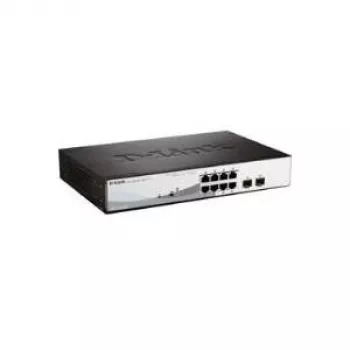 D-Link 8 portu Gigabit PoE viedais slēdzis ar 2 SFP portiem