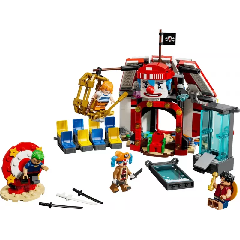LEGO Būvējams komplekts Klauna Baggija cirka telts 75637 — 573 gabali, 4 minifigūras, vecumam 8+