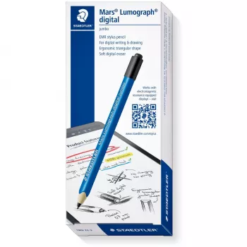 Staedtler Mars Lumograph digital Jumbo grafīta zīmulis, PEFC sertificēts, 5 uzgaļi