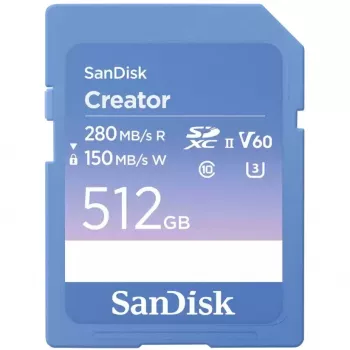Atmiņas karte SanDisk 512 GB SDXC UHS-II Creator