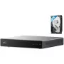 Tīkla video ierakstītājs Eufy S4 — 8 kanālu NVR, 4K (3840x2160), 2 TB HDD, paplašināms līdz 16 TB, Melns/Pelēks