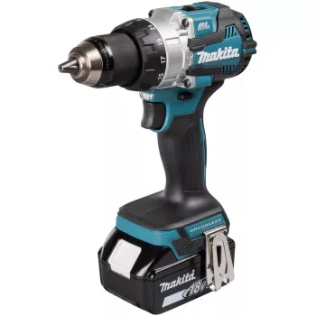 Makita DHP489RTJ bezvadu skrūvgriezis/urbis 1800 RPM Melns, Zils