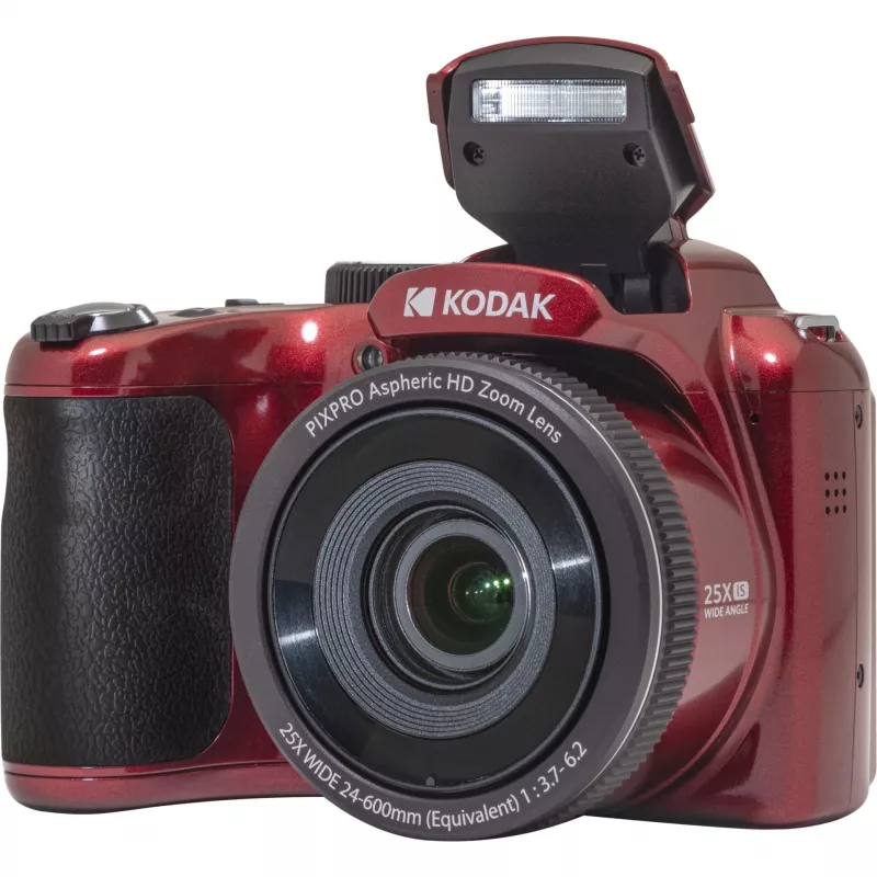 Kodak PIXPRO AZ255 1/2.3 Kompaktkamera 16,35 MP BSI CMOS 4608 x 3456 pikseļi Sarkanā (AZ255RD)