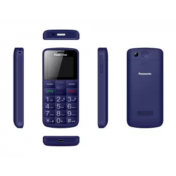 Mobilais telefons senioriem Panasonic KX-TU110 zils