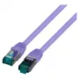 EFB RJ45 Patch kabelis S/FTP Cat6A LSZH Violeta 0,25m 4x2xAWG27/7 TIA/EIA568B 10Gbit