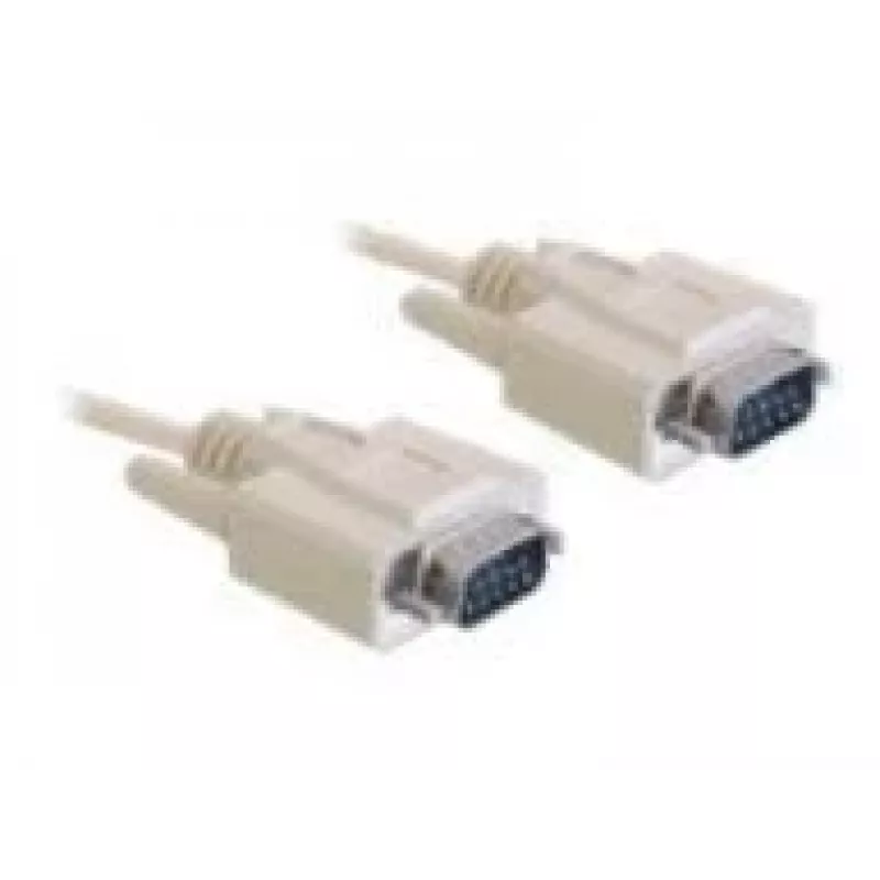 Seriālais kabelis DeLOCK RS-232 2 m Beige DB-9